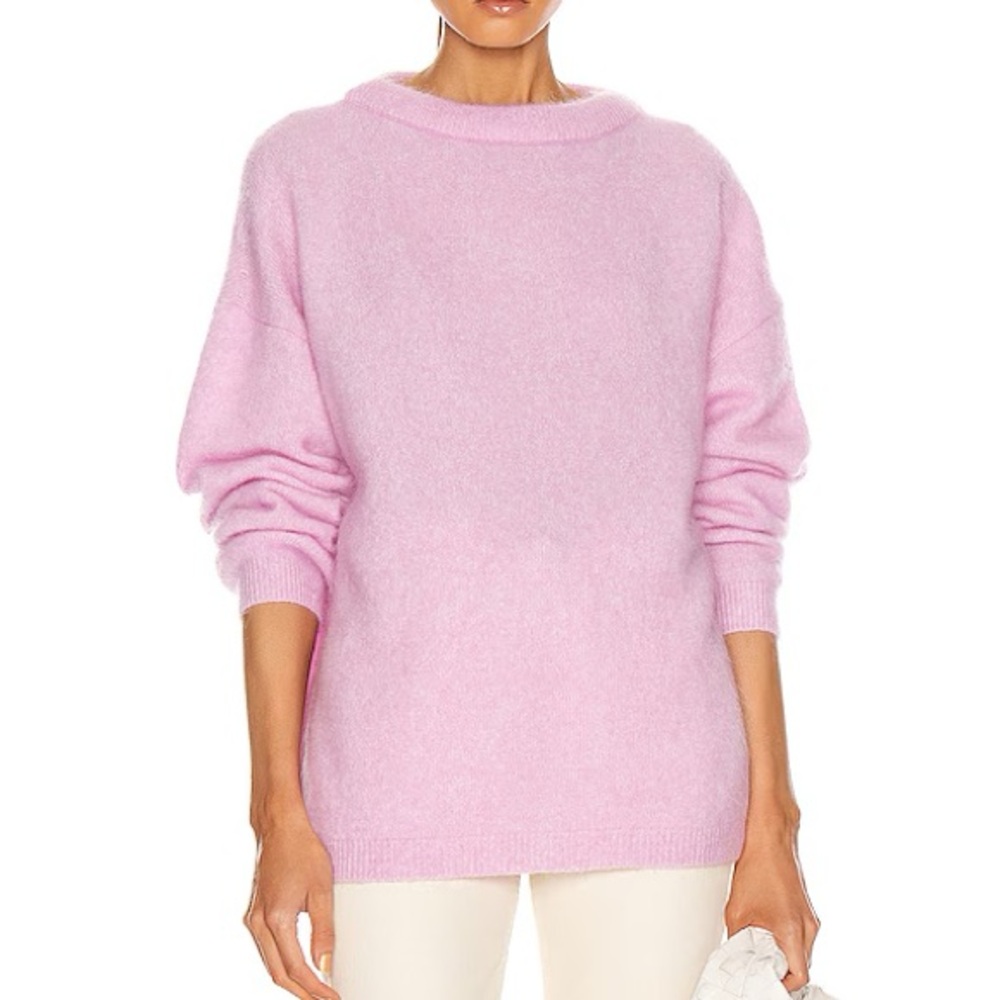 ACNE Studios dramatic mohair oversized sweater in lilac small